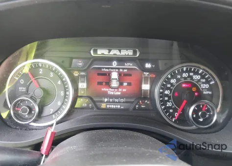 2022 Ram 1500 Big Horn 4X4 5'7 Box из США, поврежденный, VIN 1C6RRFFG9NN400564